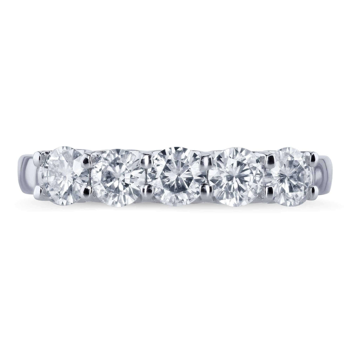 14K Yellow Gold Moissanite Bridal Wedding Band M811