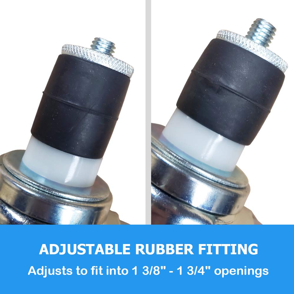 Set of 4 Expanding Stem Casters with and Without Brakes M7799