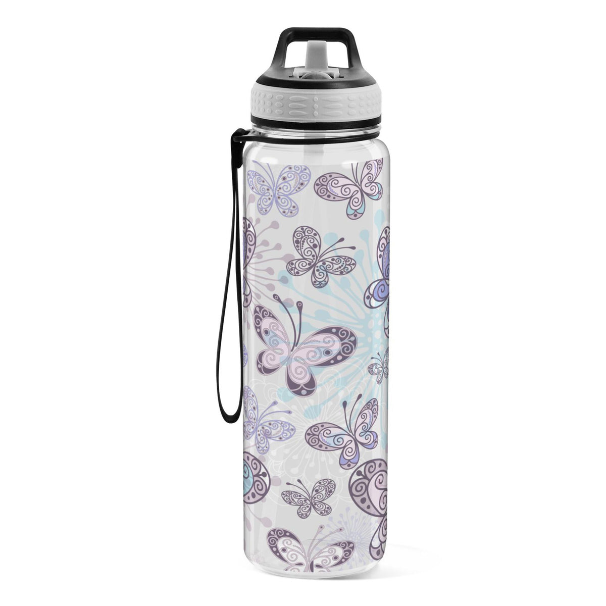 32oz Leakproof Tritan Sports Water Bottle with Straw Y62157