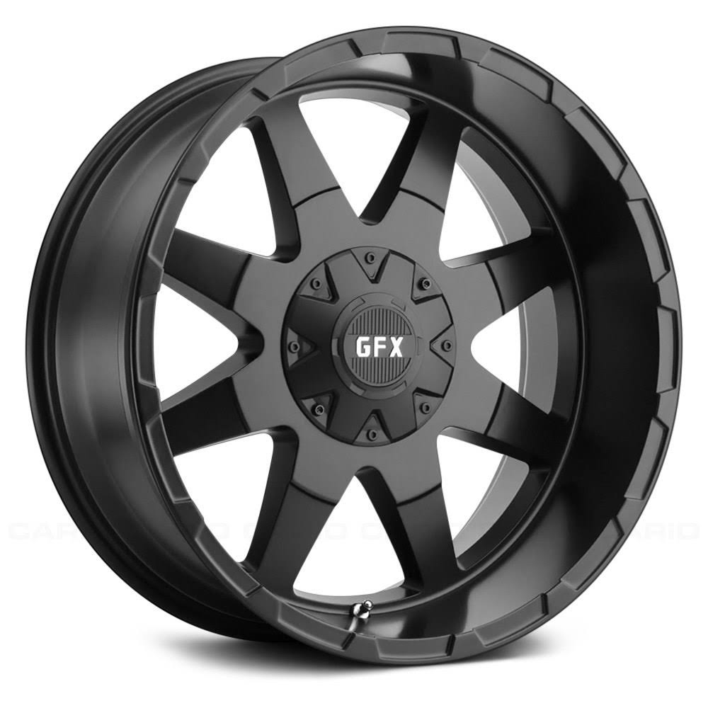 Matte Black Wheel 20x10 8x165.1 -24mm Q167