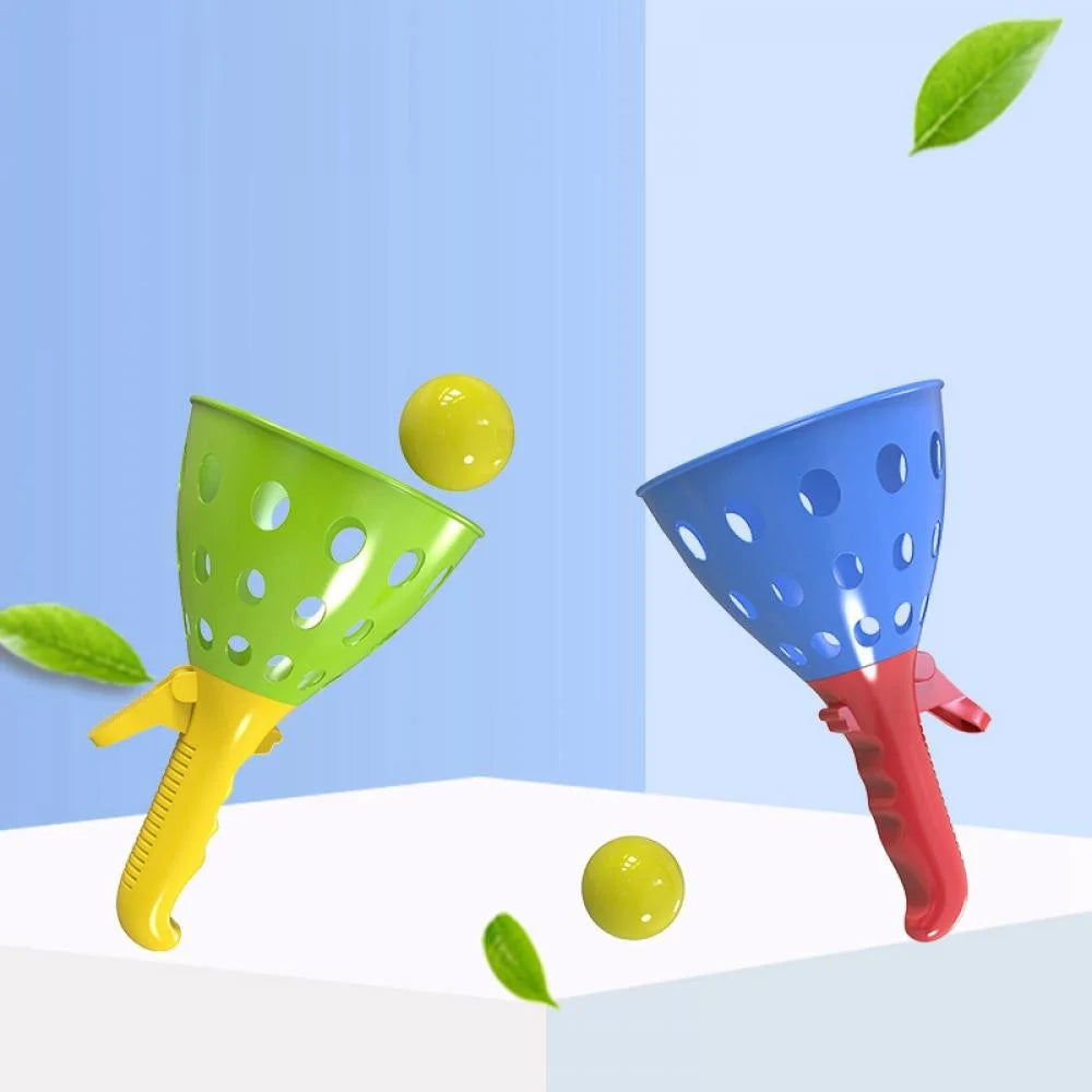 Baby Catch Ball Games with 2 Launcher Baskets and 4 Balls L4212