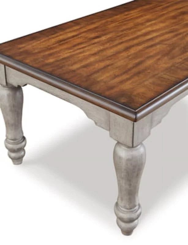Antique Gray Brown Coffee Table L687382
