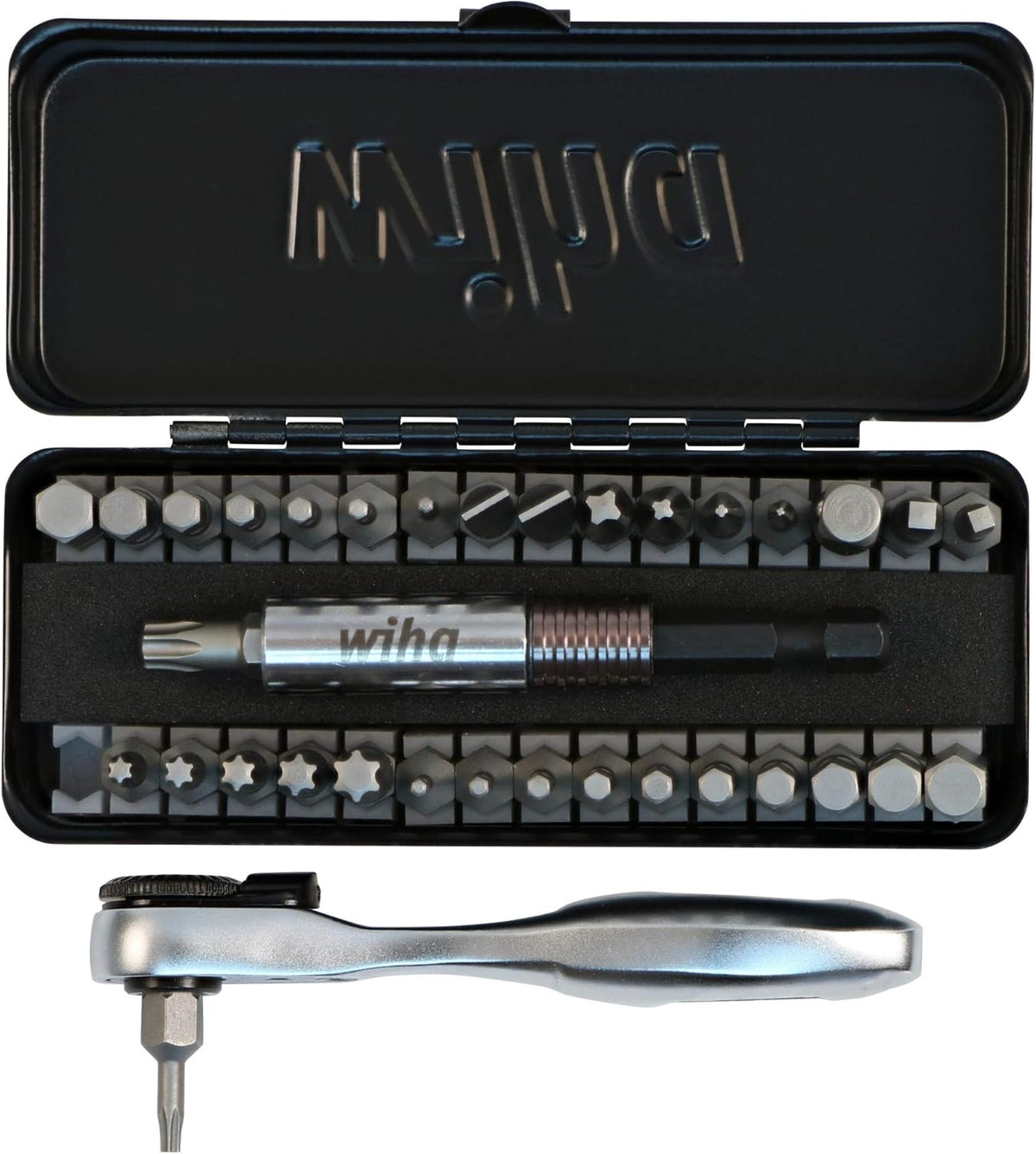 35 Piece Bit Ratchet Compact Storage Box Set V9687