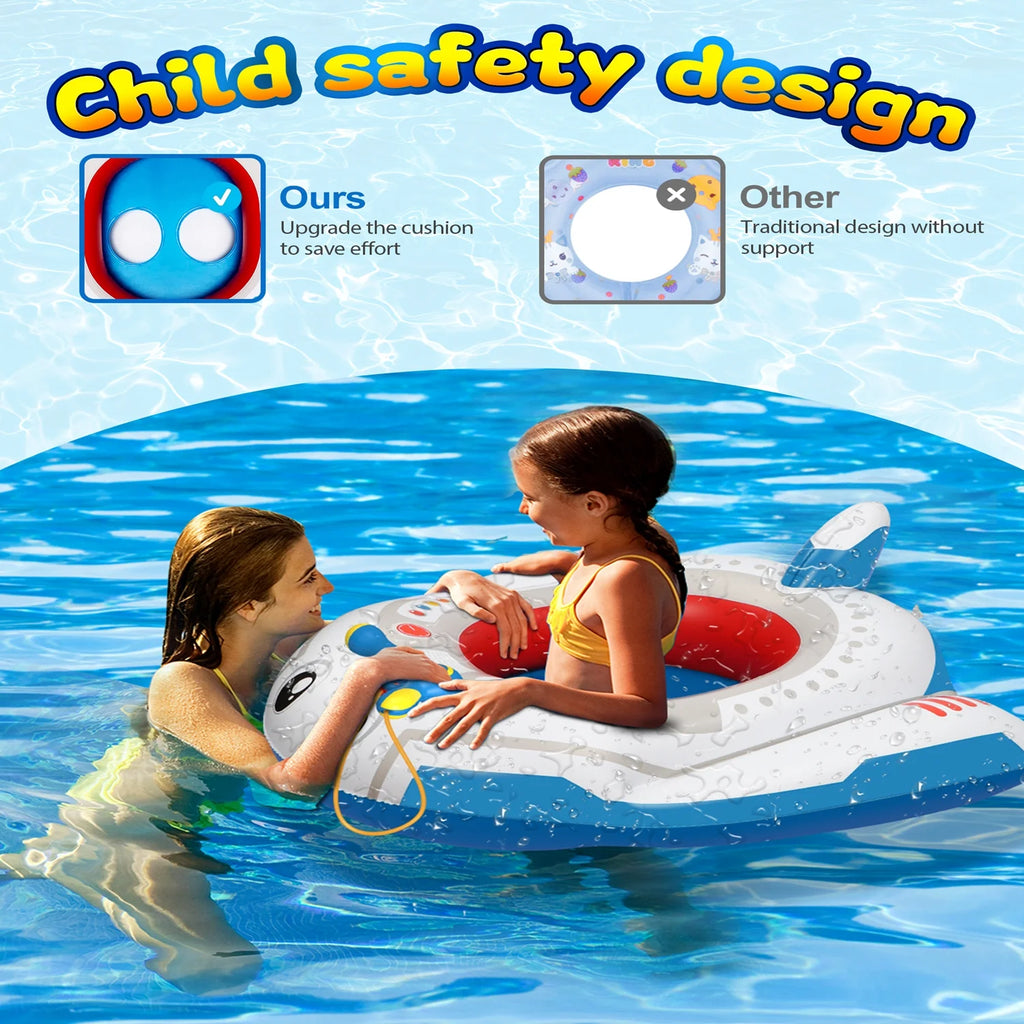 Inflatable Kids Pool Float with Water Gun 2Packs B233387