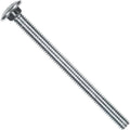 4 Pk 1/2 inch x 4 inch 13 TPI Steel Zinc Plated Carriage Bolt H677