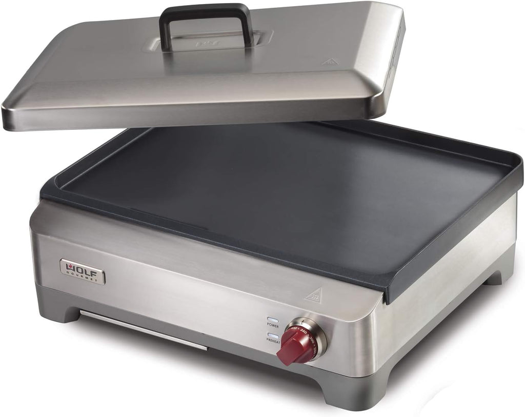 Nonstick Electric Griddle with Stainless Steel N437