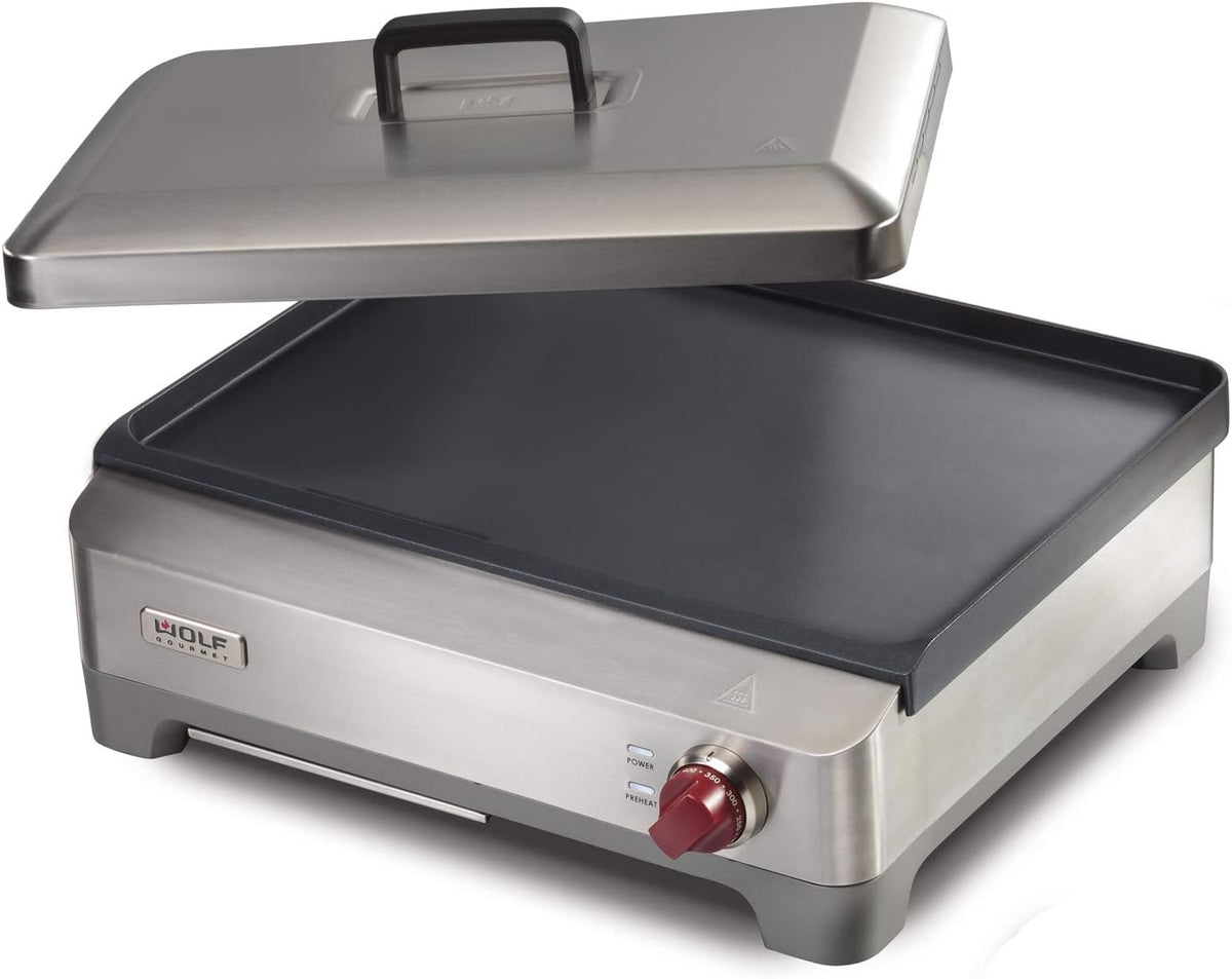Nonstick Electric Griddle with Stainless Steel N437