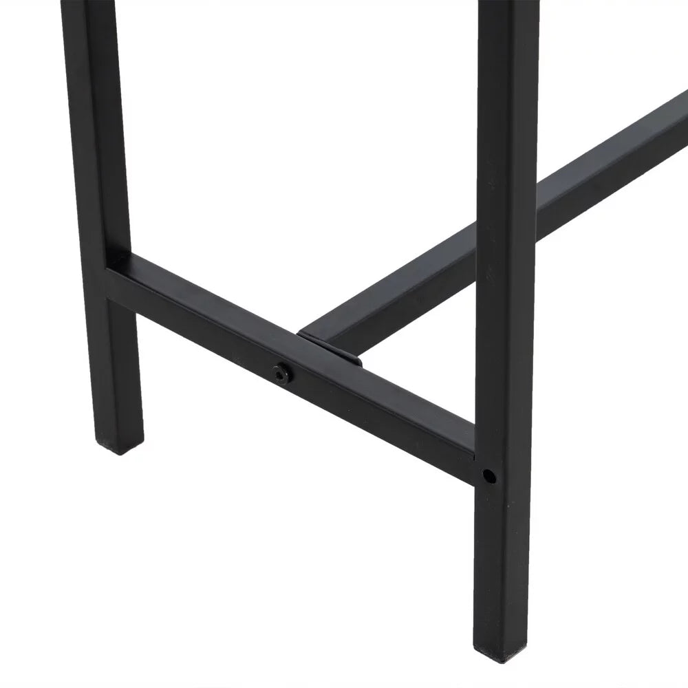 Modern Console Sofa Table Black Oak C378591