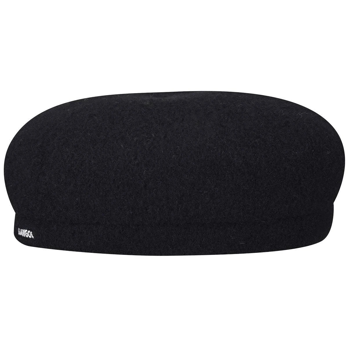 Black Wool Fiddler Cap F1451
