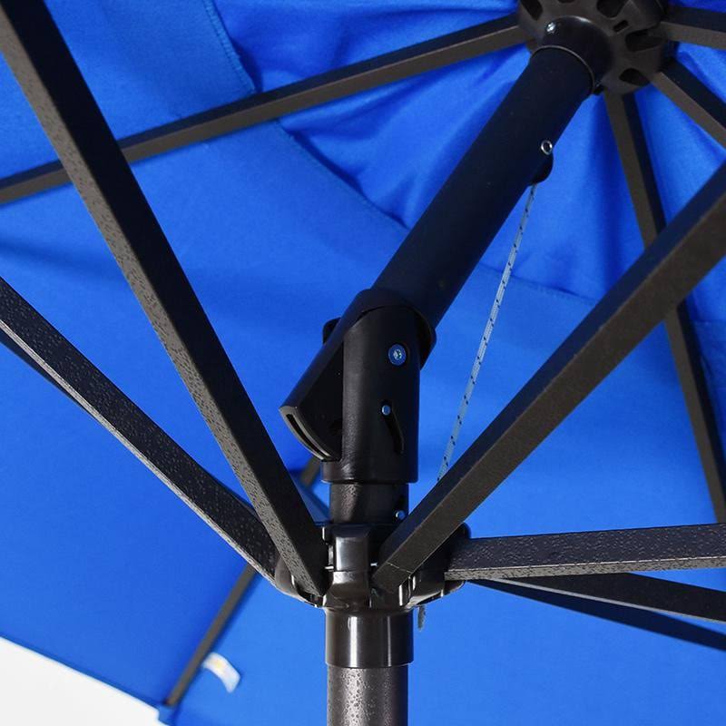 9 ft. Auto Tilt Crank Lift Patio Umbrella B796
