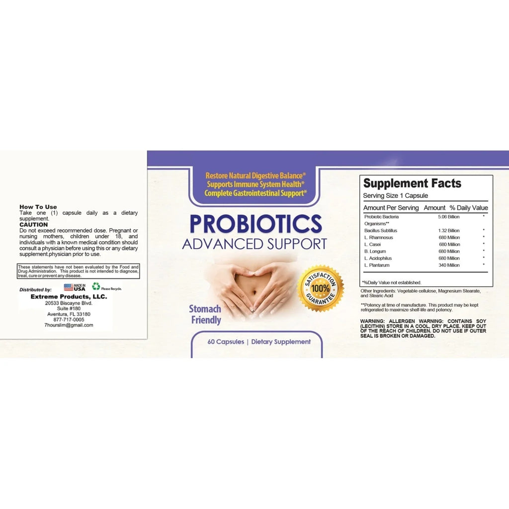 Probiotics 60 Capsules F474793