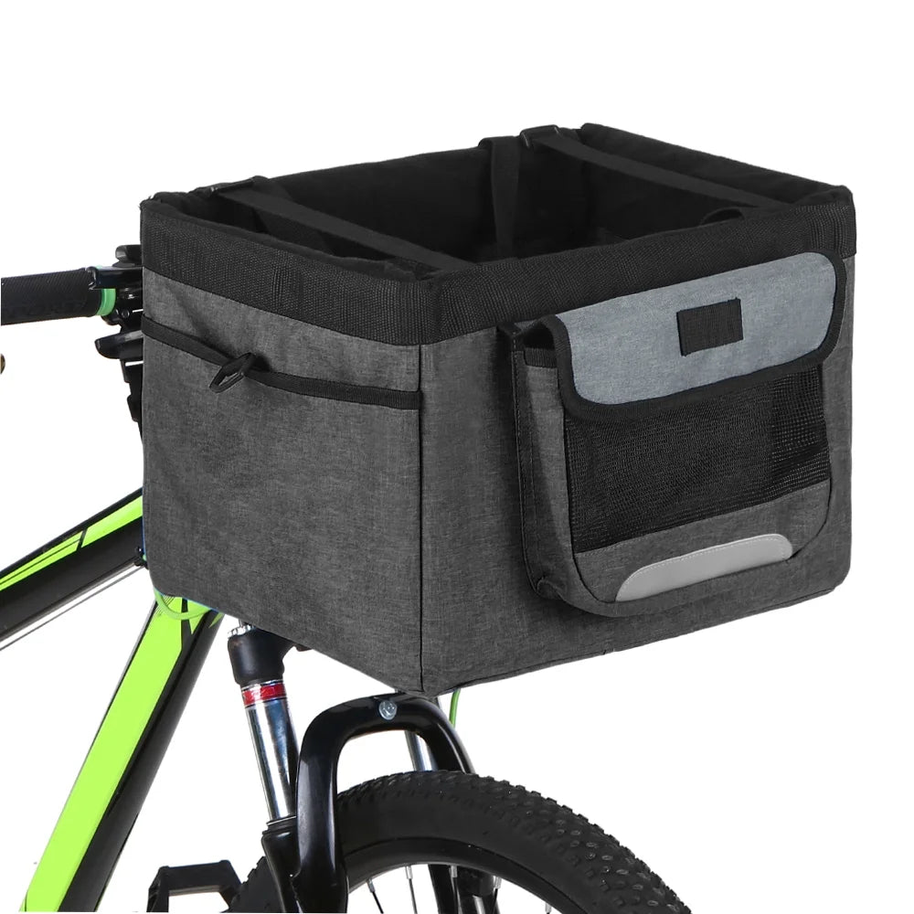 Foldable Bike Basket Carrier Tote Bag I95513