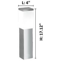 Stainless Steel Glass Outdoor Path Light X191658