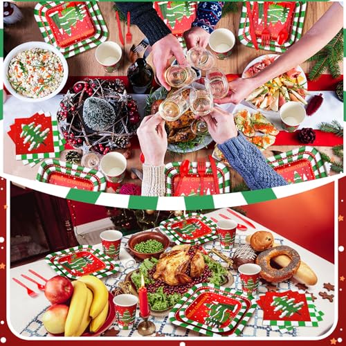 350 Pcs Disposable Paper Plates and Napkins Set Z540