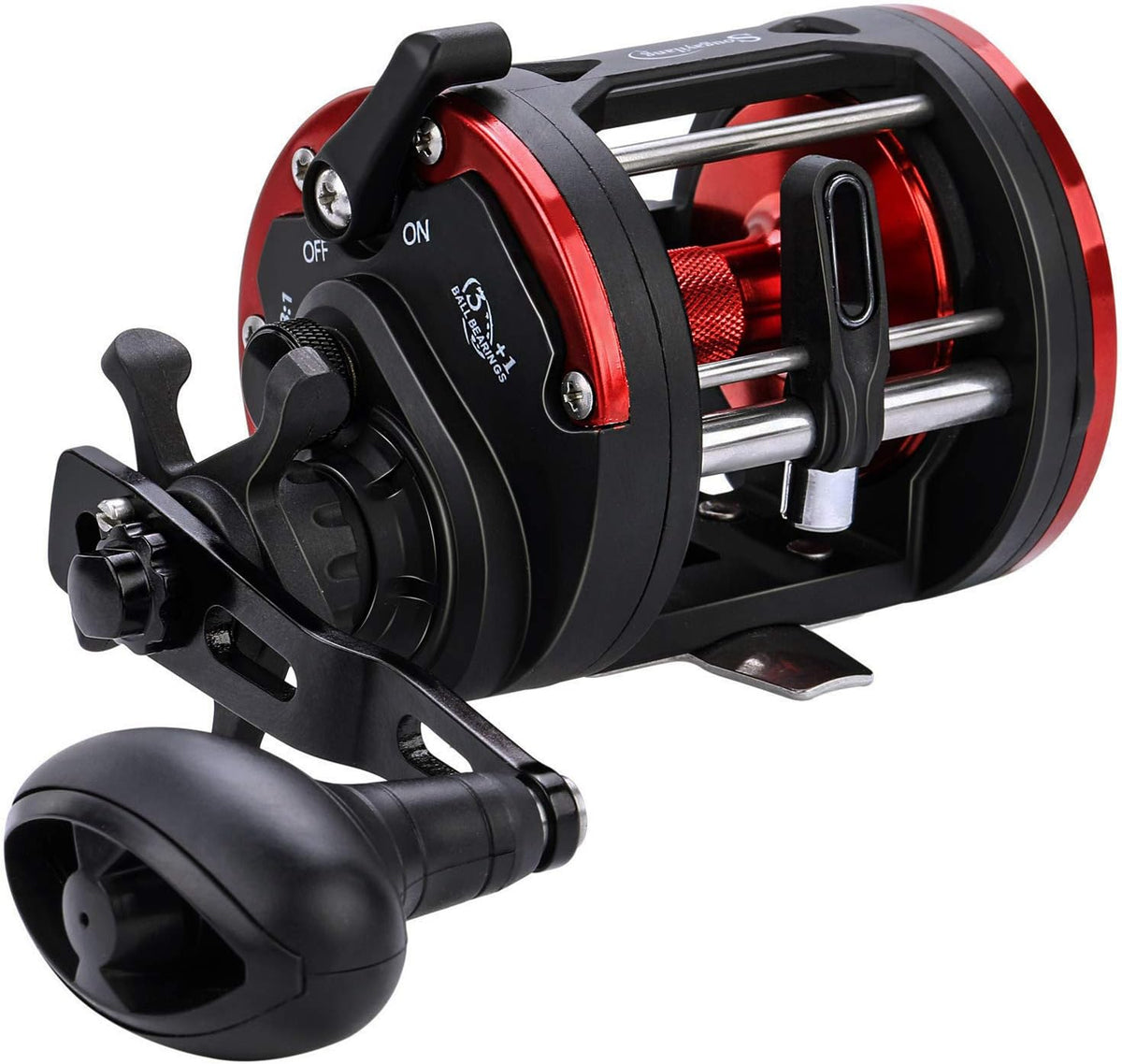 Level Wind Conventional Fishing Reel Graphite Body Stainless-Steel B606