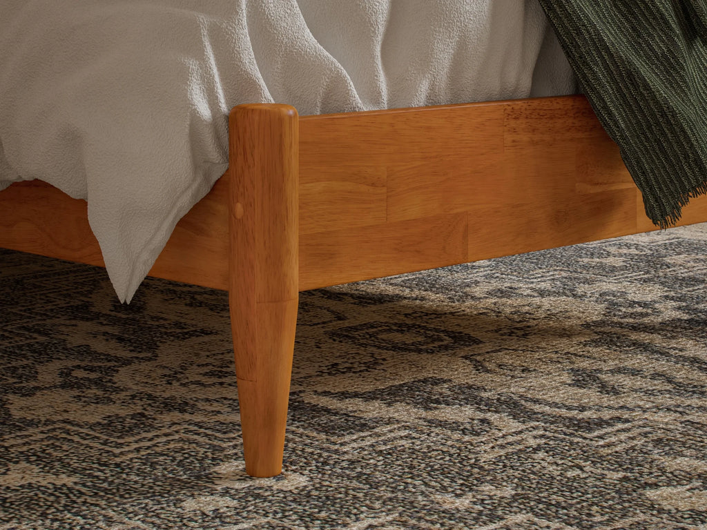 Solid Wood Low Profile Platform Bed B1113