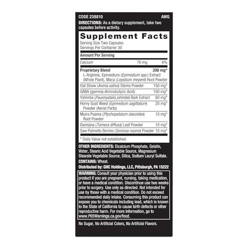 60 Capsules Staminol J267