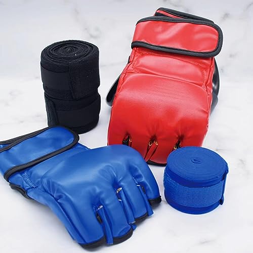2 Pairs Leather Boxing Gloves O805