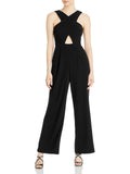 Aqua Womens Sleeveless Wide Leg Jumpsuit K864