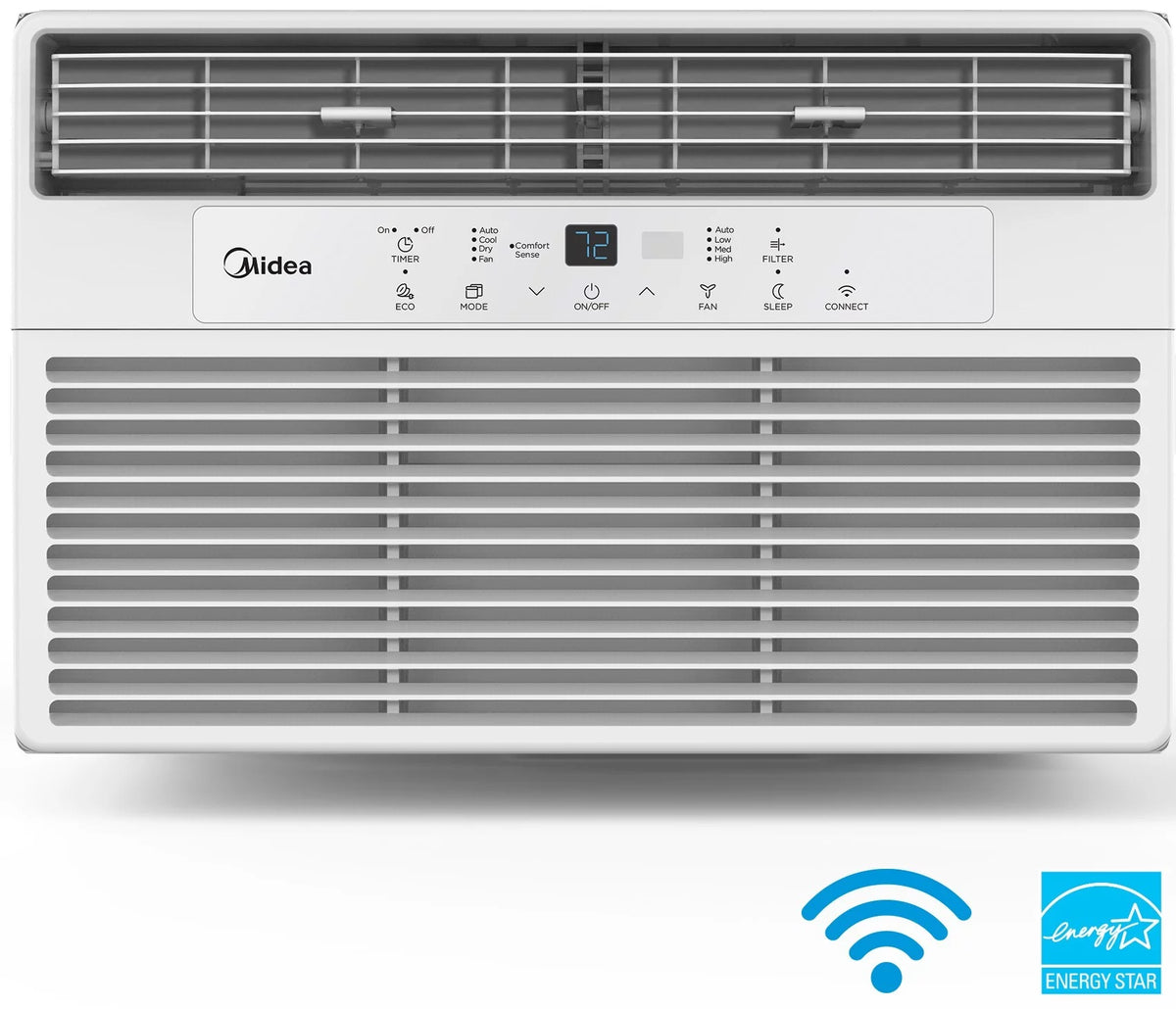 12,000 BTU 115V Smart Window Air Conditioner with Remote, White Y210182