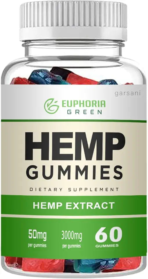 Green Hemp Gummies 60 Gummies Y279
