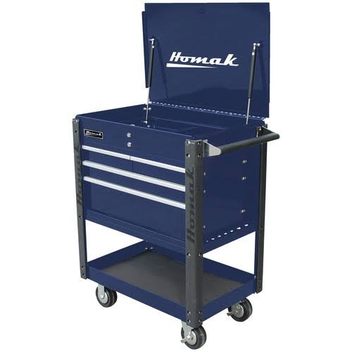 Blue 4-Drawer Service Cart O51497