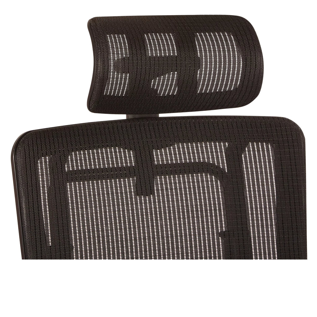 Black Mesh Back Chair with Headrest J937972