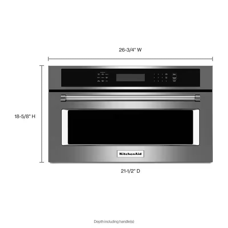 1.4 cu. ft. Built-In Convection Microwave in Stainless Steel K764