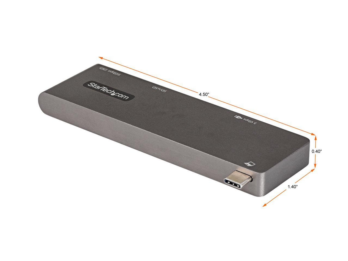 USB C Multiport Adapter with 4K HDMI, 100W Power Delivery, SD/MicroSD Slot, USB 3.0 Hub D71176