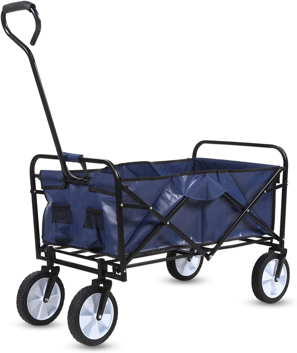 Heavy Duty Folding Portable Hand Cart with Canopy and 8'' Wheels V592