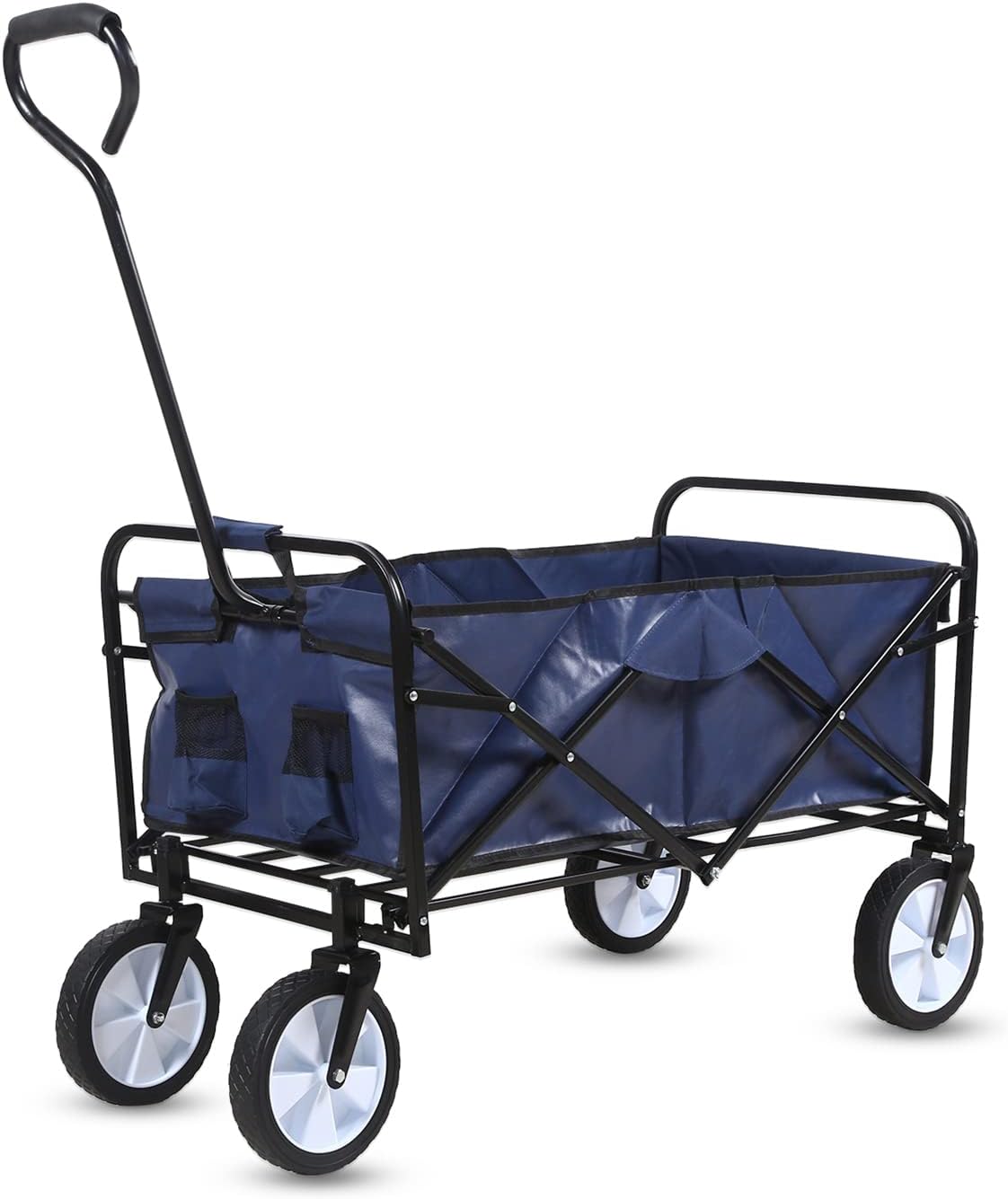 Heavy Duty Folding Portable Hand Cart with Canopy and 8'' Wheels V592