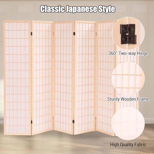 4 Panel Wooden Room Divider Screen Q391346