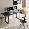 Electric Stand Up Desk Adjustable Height 71x43 Inches L Shaped A6183