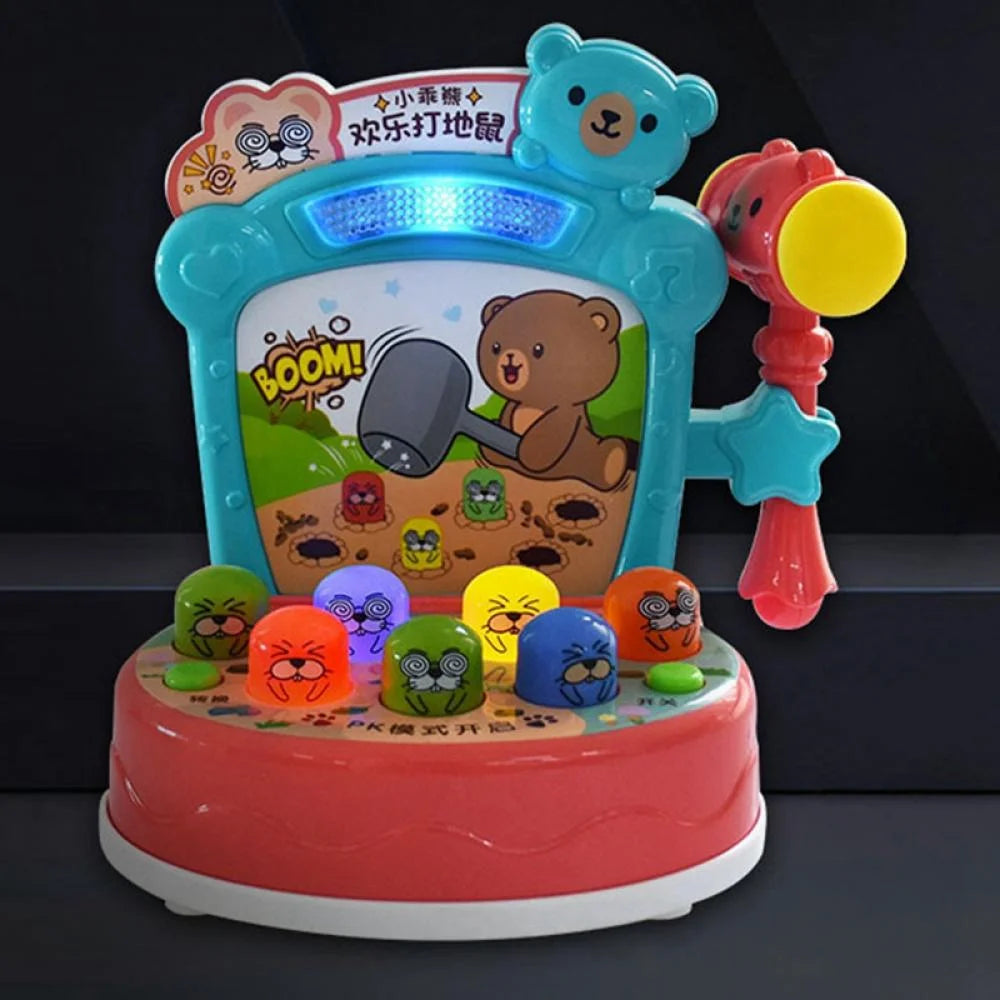 Whack A Mole Toy with 2 Soft Hammers C25560