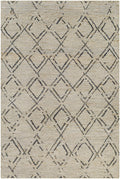 Black Gray 2' x 3' Jute Area Rug X240620