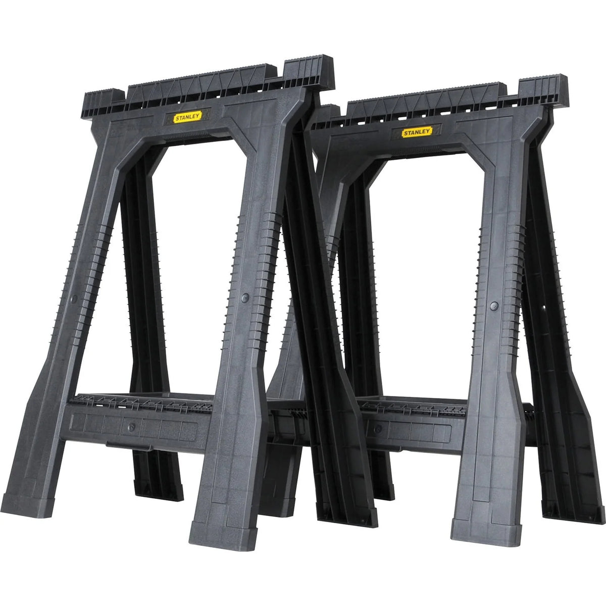Folding Sawhorse 800 lb. Black 1 pair E809595