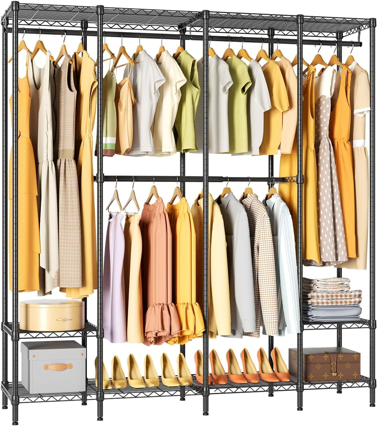 Freestanding Portable Wardrobe Closet Organizer S1304