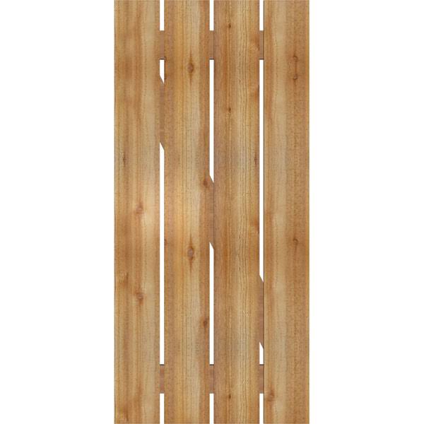 Board-n-Batten Shutters with Z-Bar, Rough Sawn Western Red Cedar H9831