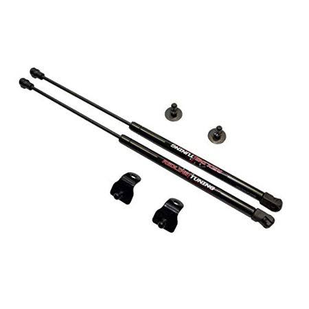 Hood QuickLIFT Bolt in Struts All Black Components E2891