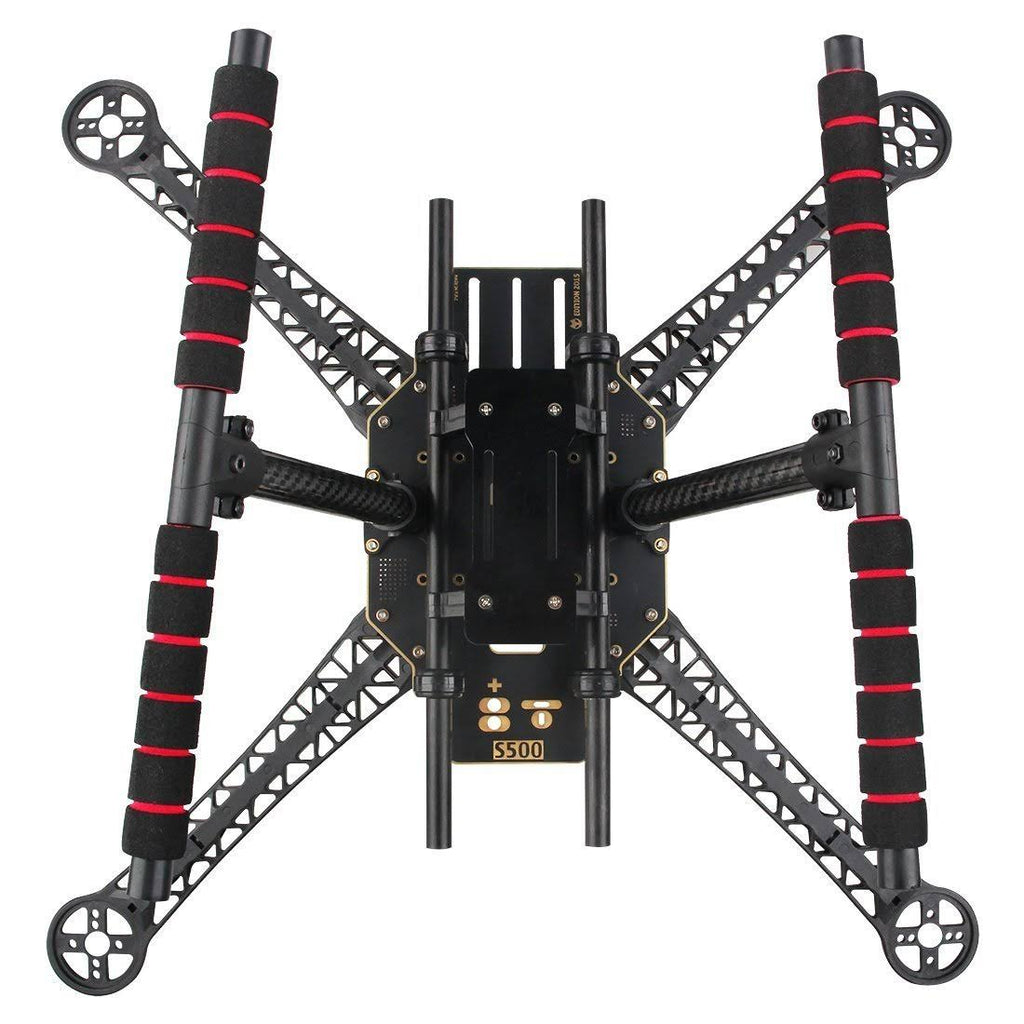 Quadcopter Fuselage Frame Kit PCB Version with Carbon Fiber Landing Gear Skid E65820