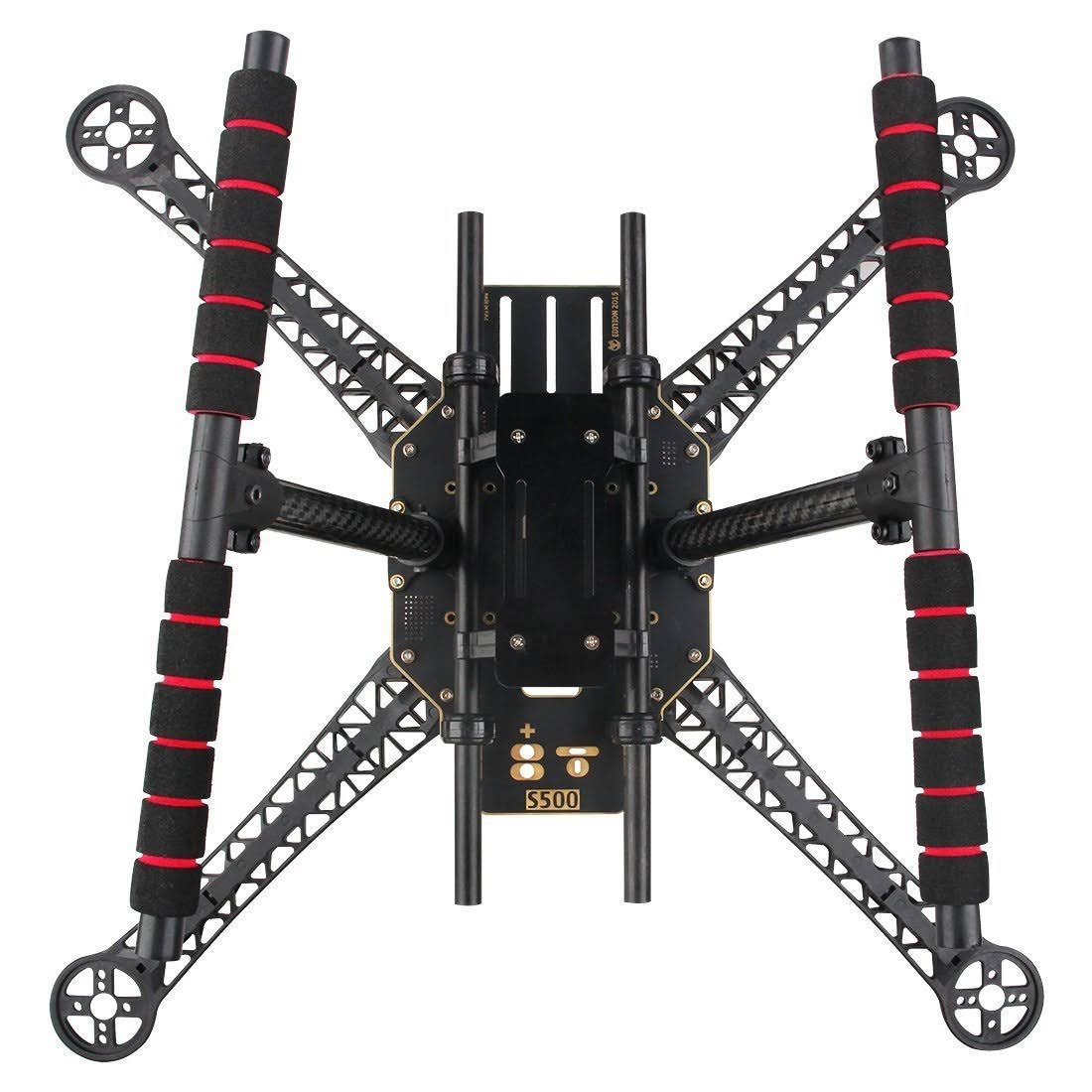 Quadcopter Fuselage Frame Kit PCB Version with Carbon Fiber Landing Gear Skid E65820