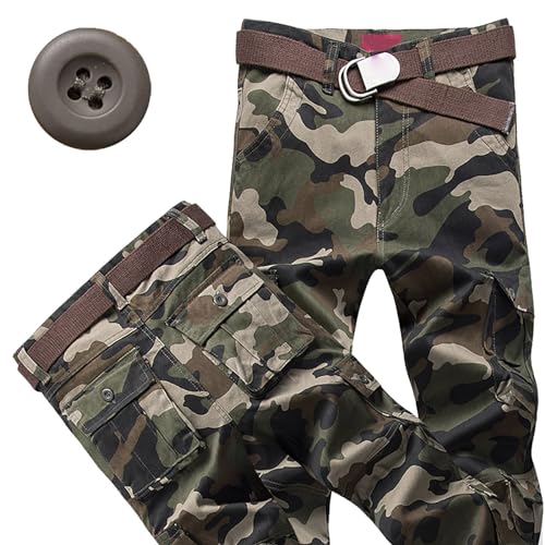 Mens Black Cargo Pants Lightweight Sweatpants I613