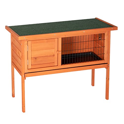 36" Single Deck Waterproof Wooden Rabbit Hutch W289624