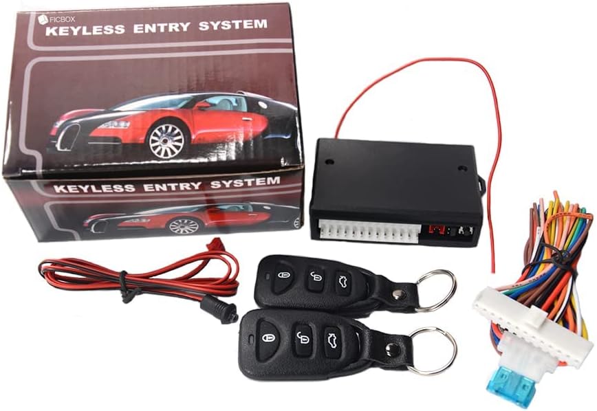 Universal Car Door Lock Keyless Entry System Remote Central Kit with Control Box E611