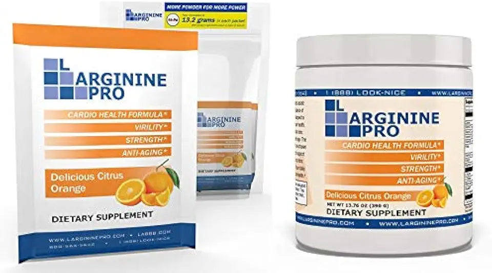 L-Arginine Pre-Workout Drink 2-Pack with Vitamins C, B6, B12, K X337623