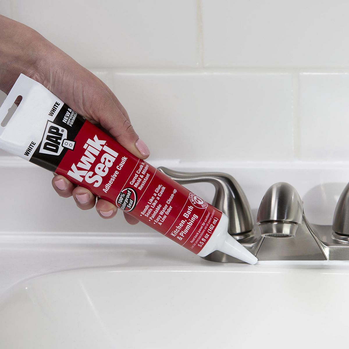 5.5 oz. Tub and Tile Adhesive Caulk F84485