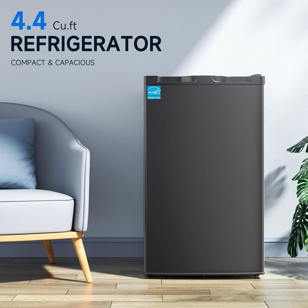 4.4 Cu.Ft Single Door Mini Fridge with Freezer U196