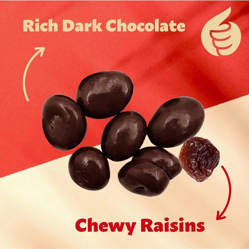 Dark Chocolate Covered Raisins 2-Pound Bag H825