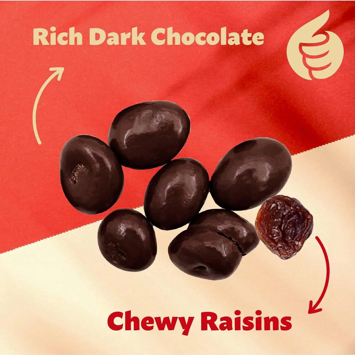 Dark Chocolate Covered Raisins 2-Pound Bag H825