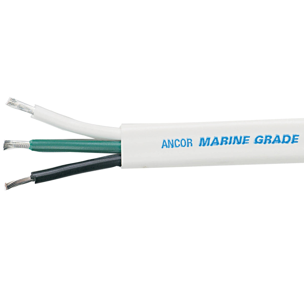 White 12/3 AWG Flat Triplex Cable F37623